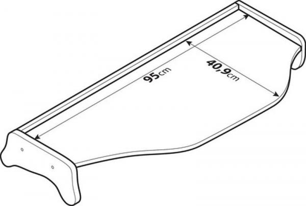 Couchtisch im Armaturenbrett - Zentral - Daf CF85 (04/06>12/14)