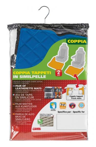Paar Kunstlederteppiche - Blau - Renault Premium 2 (09/05>12/13)