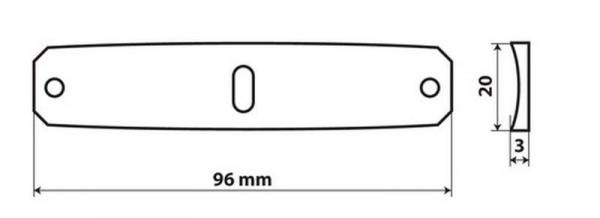 Satz 20 neutrale Dichtungen mit gebogenem Profil