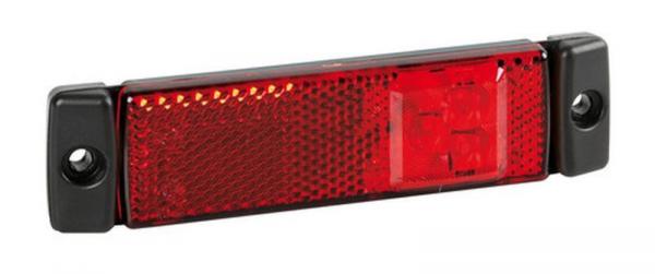 3 Led-Zusatzleuchte mit Reflektor - 24V - Rot