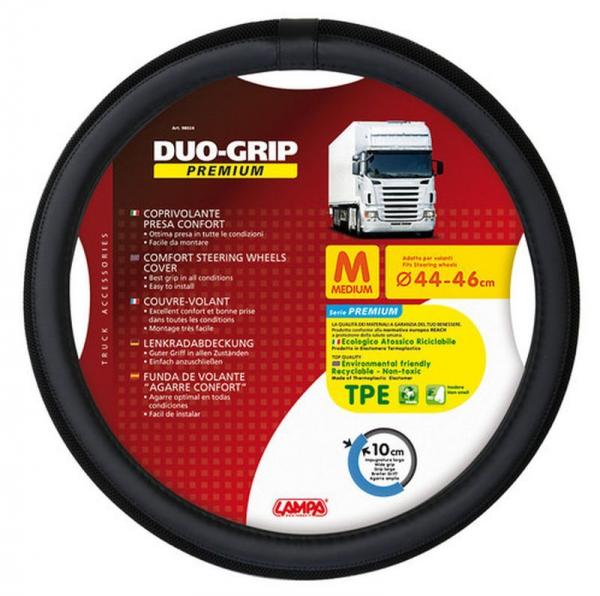 Duo-Grip, Komfortgriff-Lenkradabdeckung aus TPE - M - Ø 44/46 cm