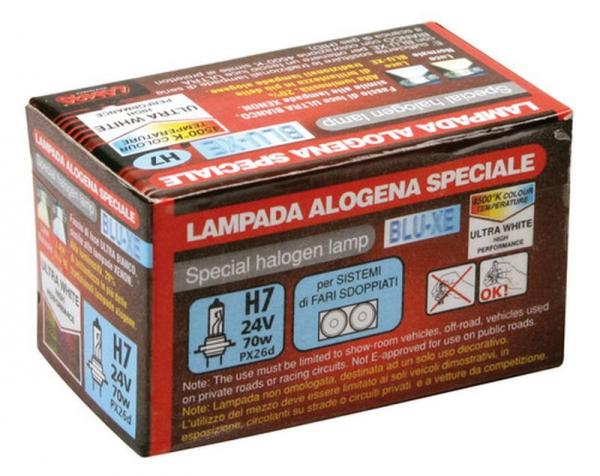 24V-Halogenlampe Blu-Xe - H7 - 70W - PX26d - 1 Stück - Schachtel