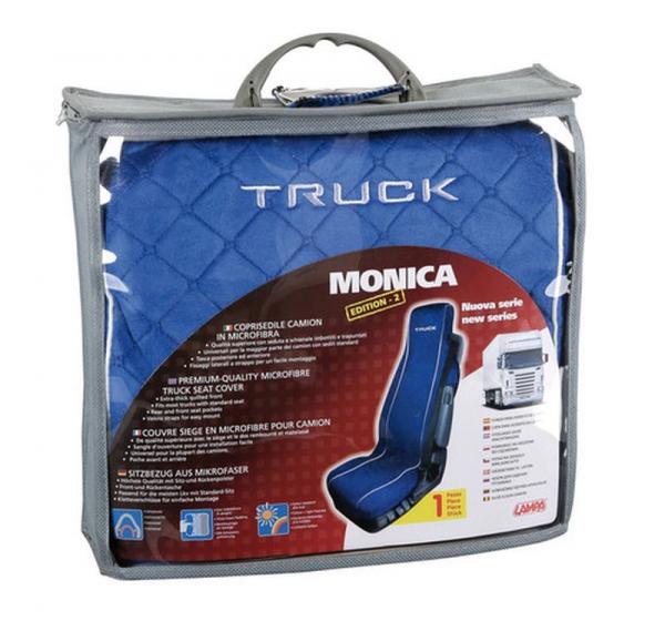 Monica, Mikrofaser-Lkw-Sitzbezug - Blau