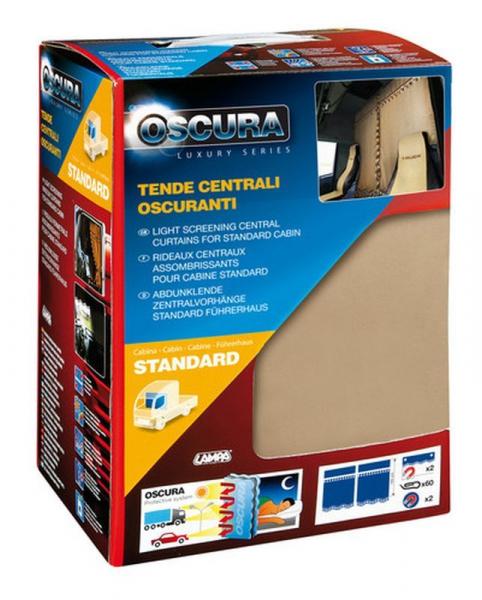 Dunkle, zentrale Lkw-Markisen, Standard-Fahrerhaus - Beige