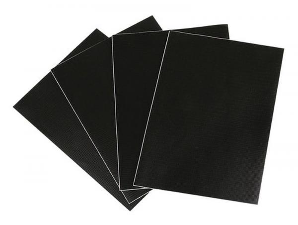 Lampa Repair-Set für LKW-Planen, Reparaturflicken, 4 Stück, schwarz