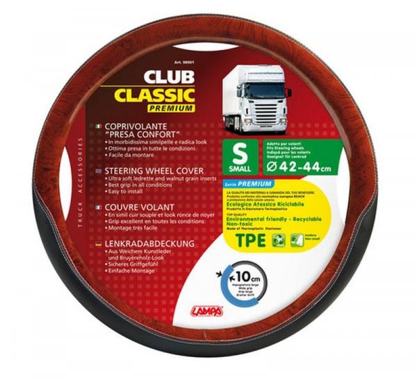 Club Classic, Komfortgriff-Lenkradbezug aus TPE - S - Ø 42/44 cm